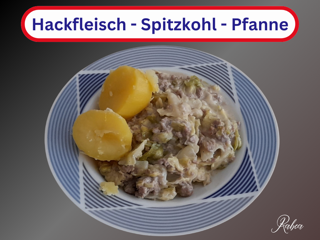 Hackfleisch Spitzkohl Pfanne